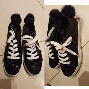 Glitter sparkle bunny sneakers